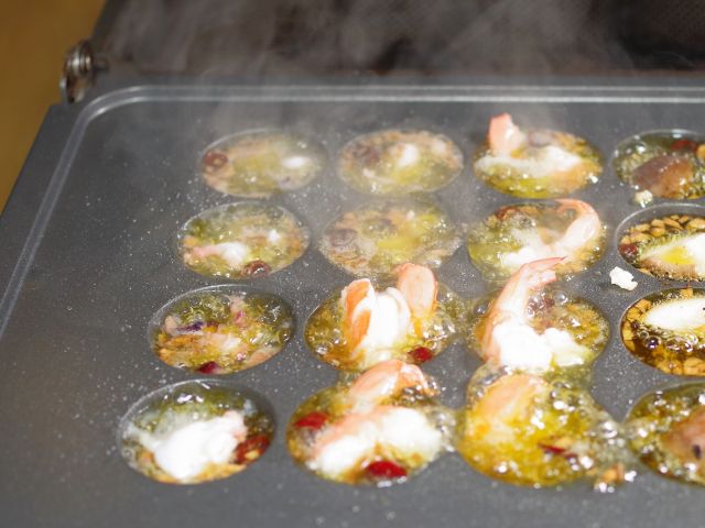 たこ焼き　アヒージョ