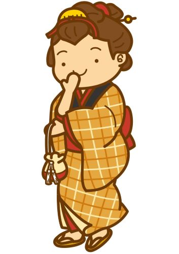 江戸時代　着物　女性