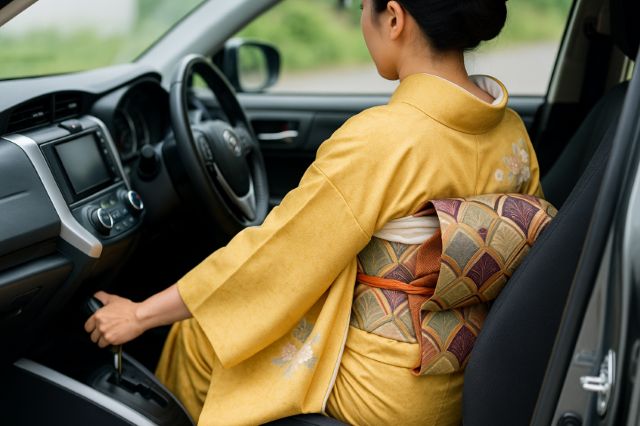 窮屈さを解消できる帯の工夫