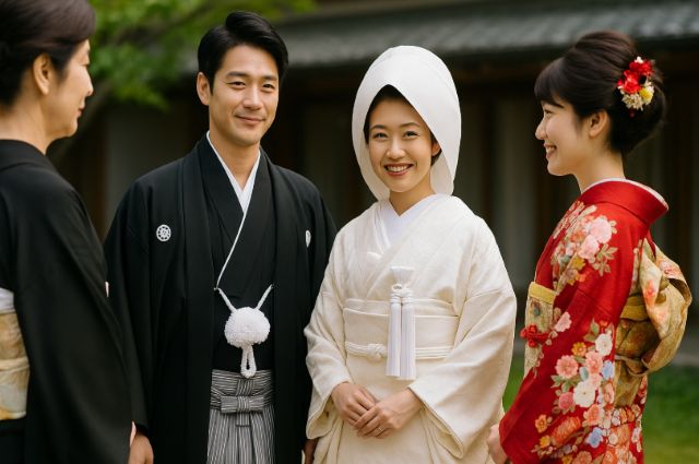 結婚式や成人式などのお祝いの席