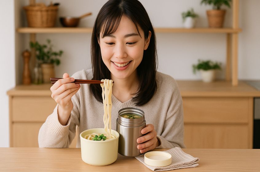 うどんのスープジャー活用術