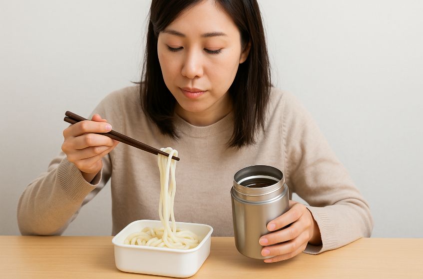 麺をスープに「入れたまま」はNG?