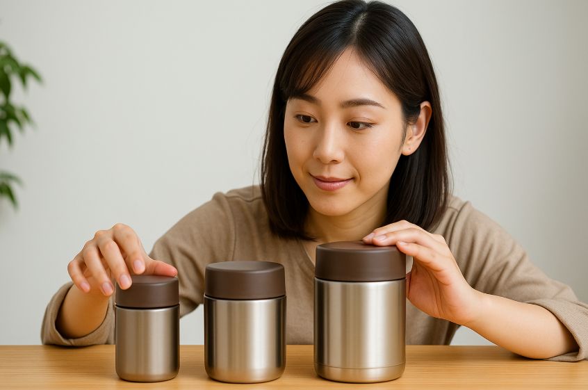 最適なスープジャーの「サイズ」選び