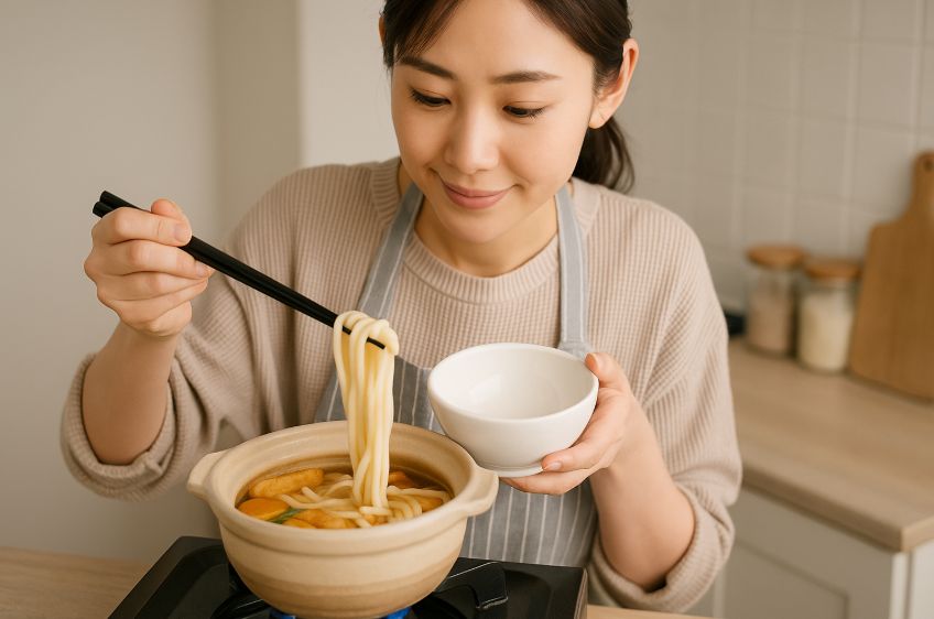 味噌煮込み風うどんのコツ