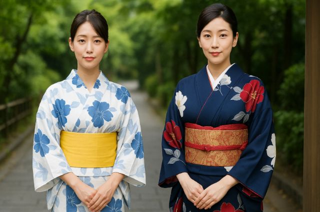 浴衣と着物を簡単に見分ける方法