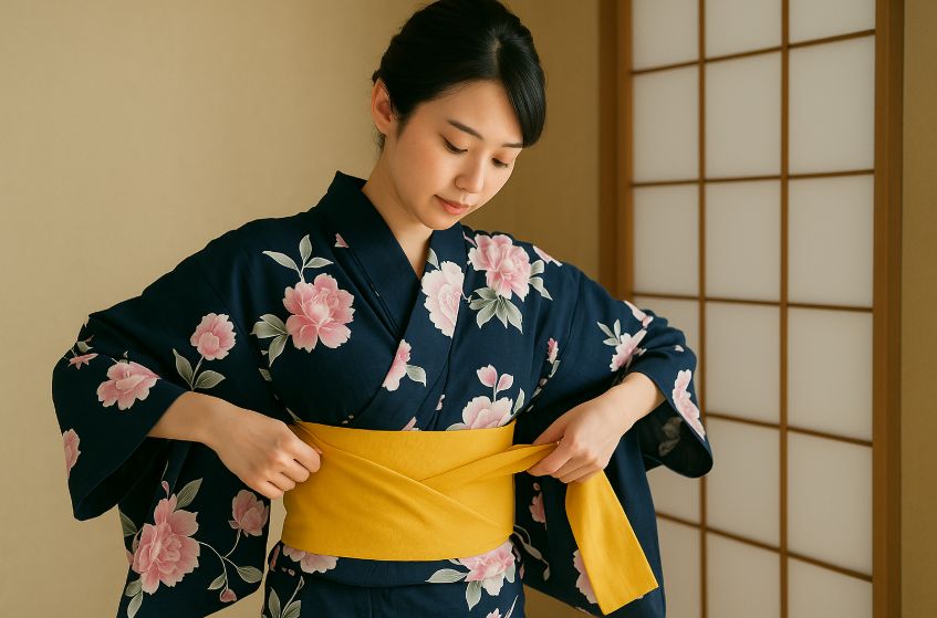 浴衣は一人で着れる？簡単な着付けのコツと準備