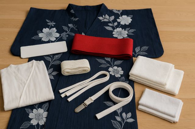 着付けに必要な基本小物リスト