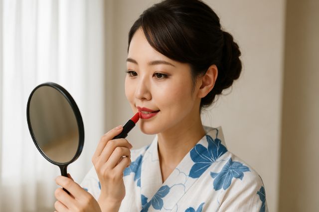 着付け前に済ませるメイクと髪型