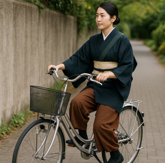 袴やもんぺ、ズボンの活用