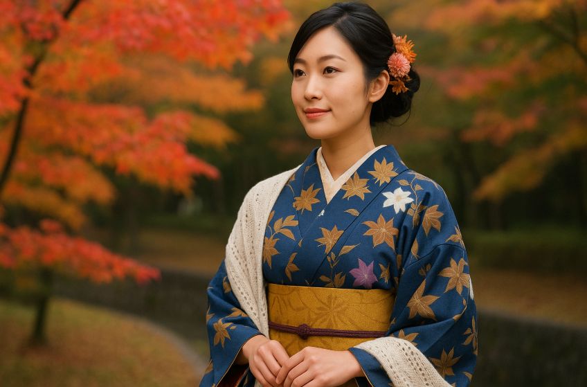 秋に着る浴衣の柄選び