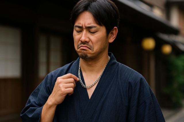 【男】浴衣でのアクセサリー注意点