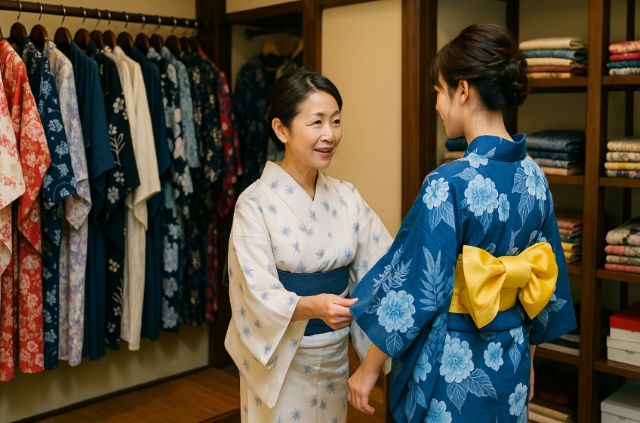 呉服屋の浴衣の値段
