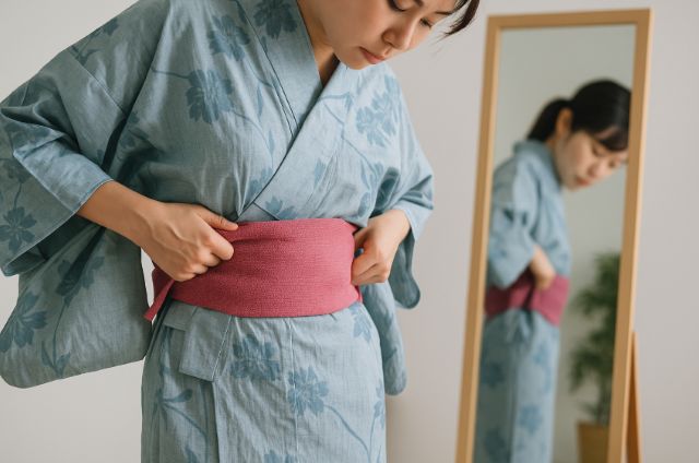 身丈が足りない時の着付けの工夫