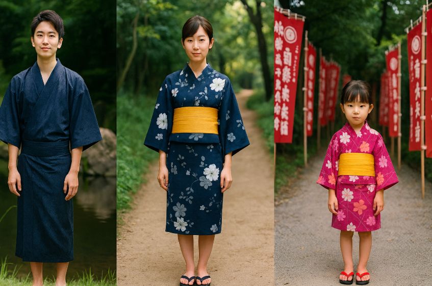 浴衣の丈が短い時の対処法