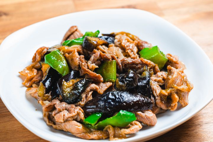 豚肉と茄子の味噌炒め