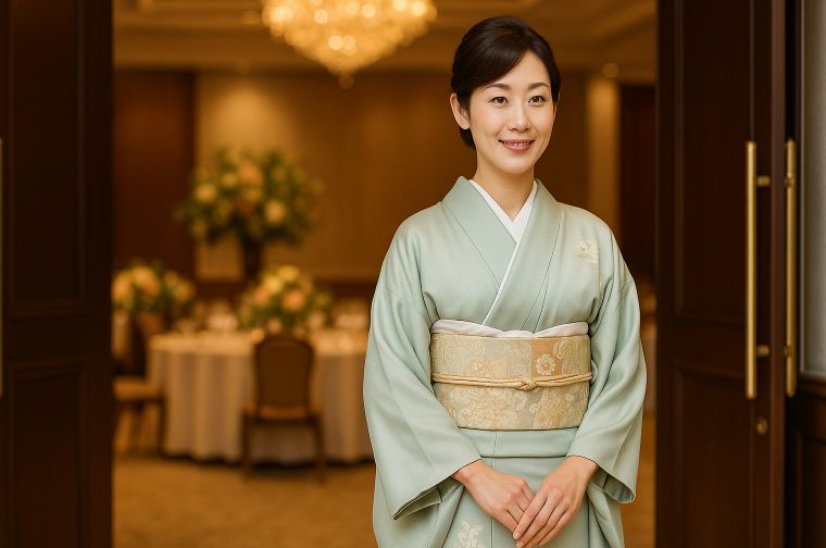 既婚ゲストは訪問着が基本