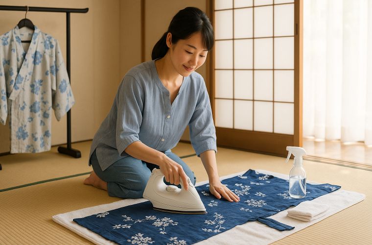 浴衣のアイロンがけの基本と準備
