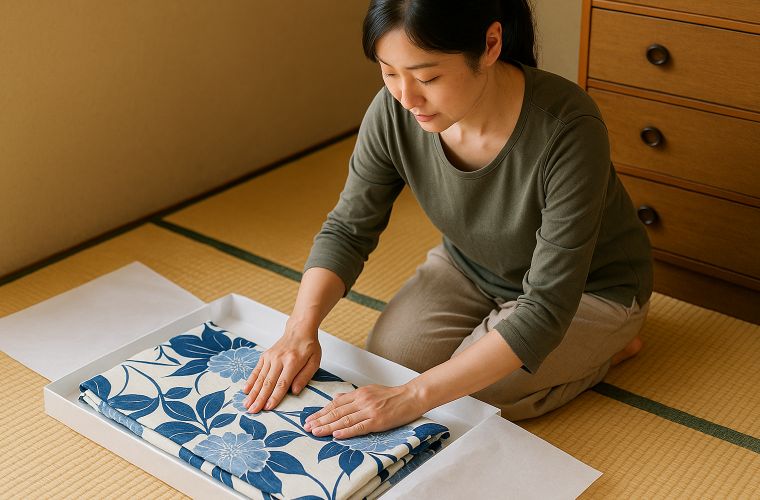 保管を左右する浴衣のたたみ方