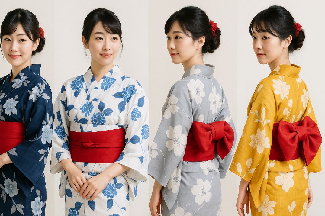 浴衣の赤帯コーデ徹底ガイド！色と結び方
