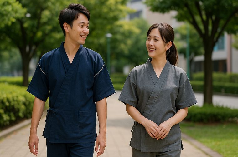 暑いのが無理なら甚平という選択肢