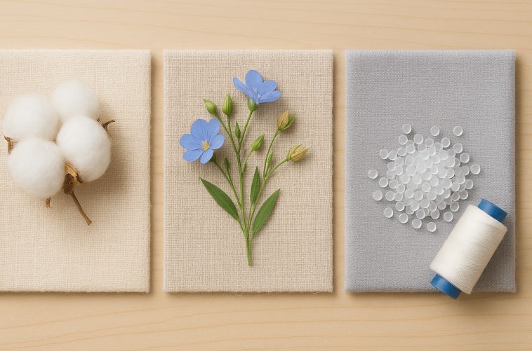 綿、麻、ポリエステルの違い