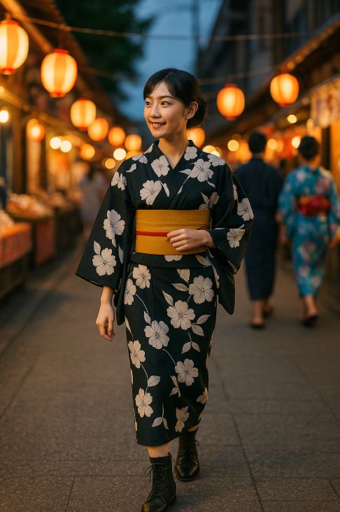 浴衣にブーツはおかしい？TPO解説