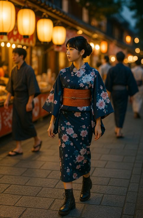 浴衣にブーツの季節、いつから？