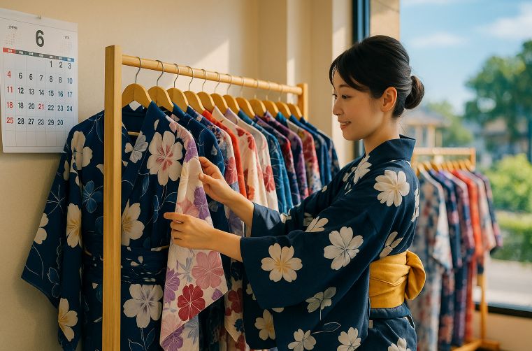 浴衣はいつから店頭に並ぶ？