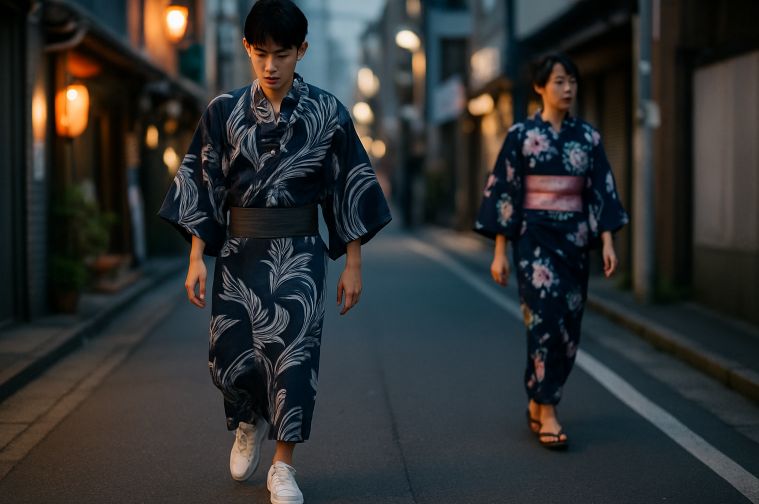 浴衣にスニーカーはダサい？