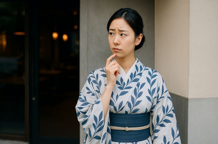 浴衣に半衿はTPO違反?間違いなの?