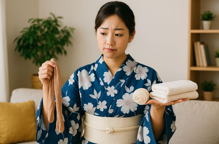 浴衣の腰紐の代用は家にあるものでOK？