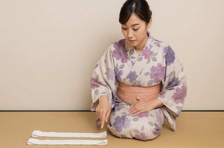 まず確認。浴衣に必要な腰紐は何本？
