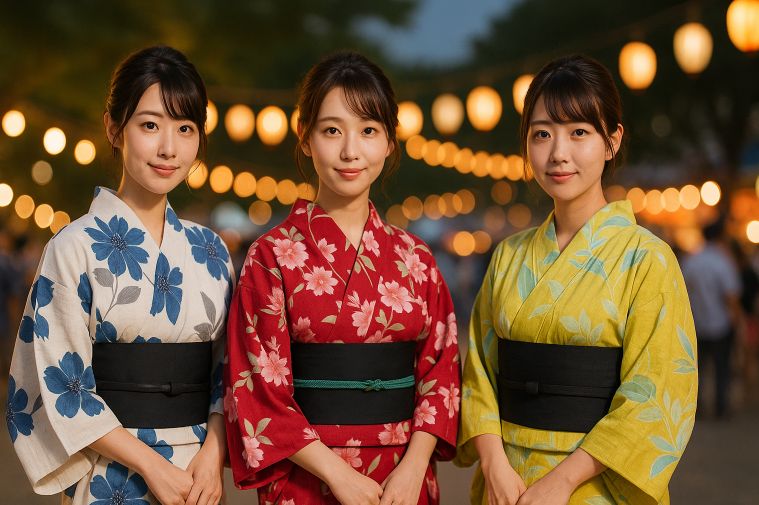 黒帯に合う浴衣の色は?