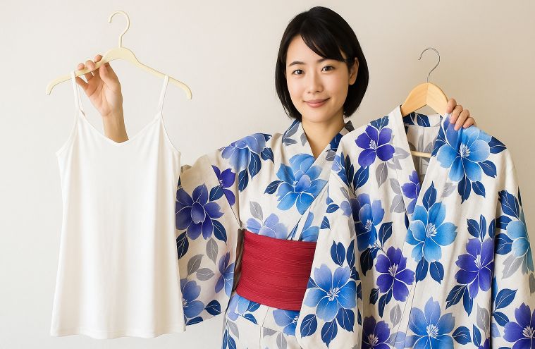 浴衣とキャミワンピ（インナー）の選び方