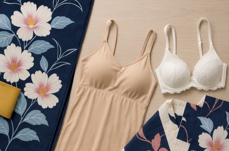 浴衣のブラジャー問題と和装ブラ代用