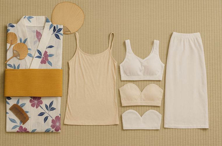 浴衣にキャミソールはOK？選び方とブラ問題の解決法