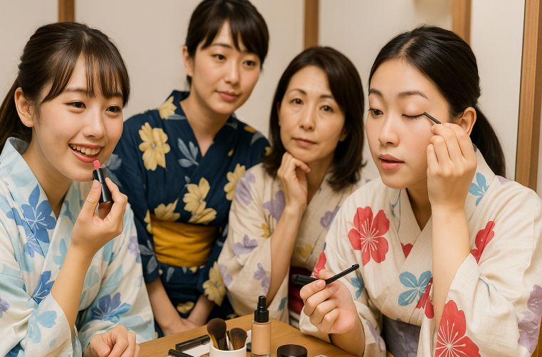 浴衣のメイク応用編とタイプ別お悩み解決