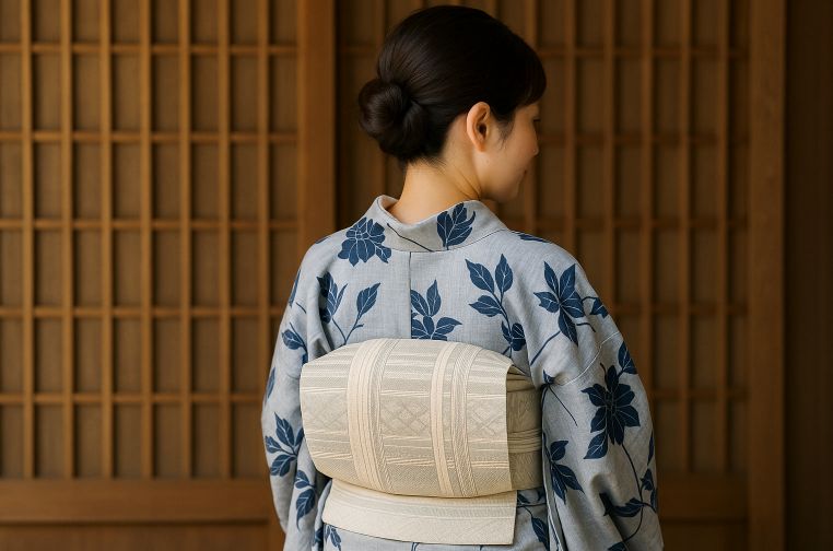 名古屋帯の基本的な結び方（お太鼓）