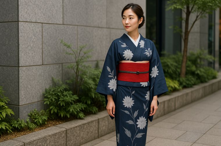 浴衣に名古屋帯で格上げ。大人の着こなし術