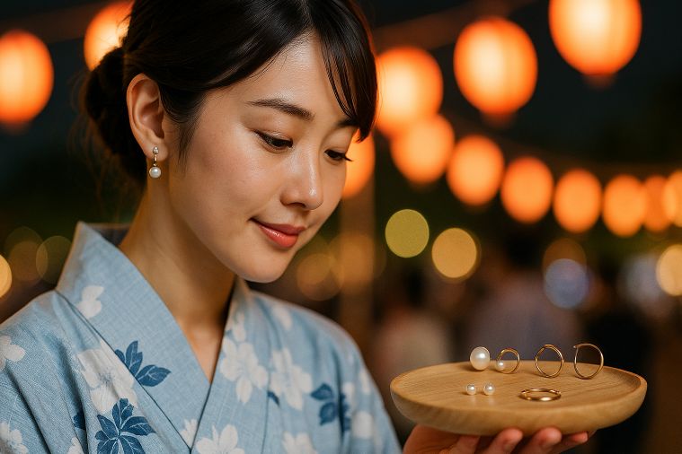 浴衣にピアスはOK？マナーと選び方ガイド