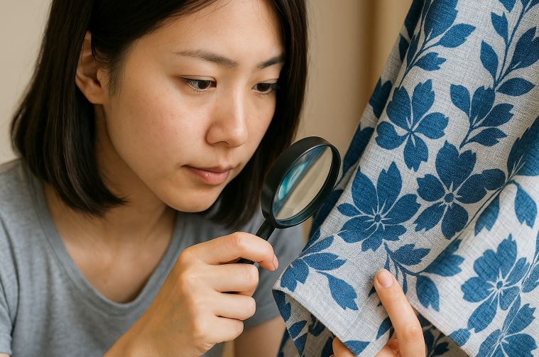 色落ちしないかチェックする方法