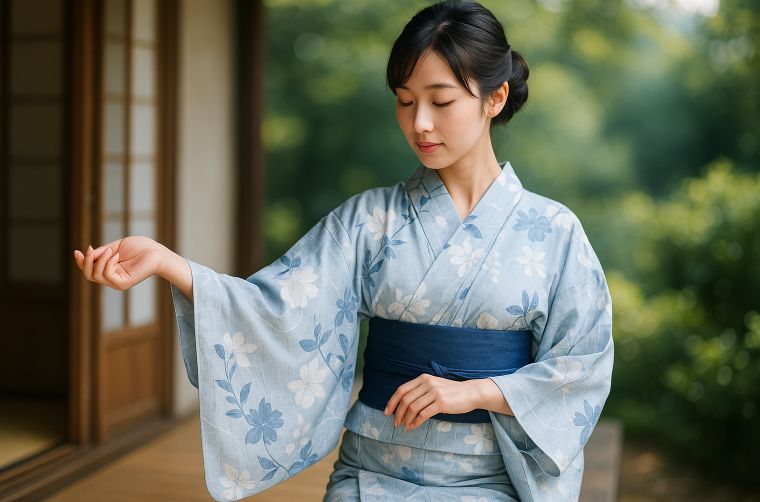 浴衣の袖を美しく見せる所作とマナー
