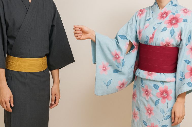 男女で違う?袖の構造と身八つ口