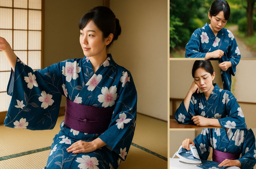 浴衣の袖の完全ガイド：所作マナーから邪魔な時の対処法