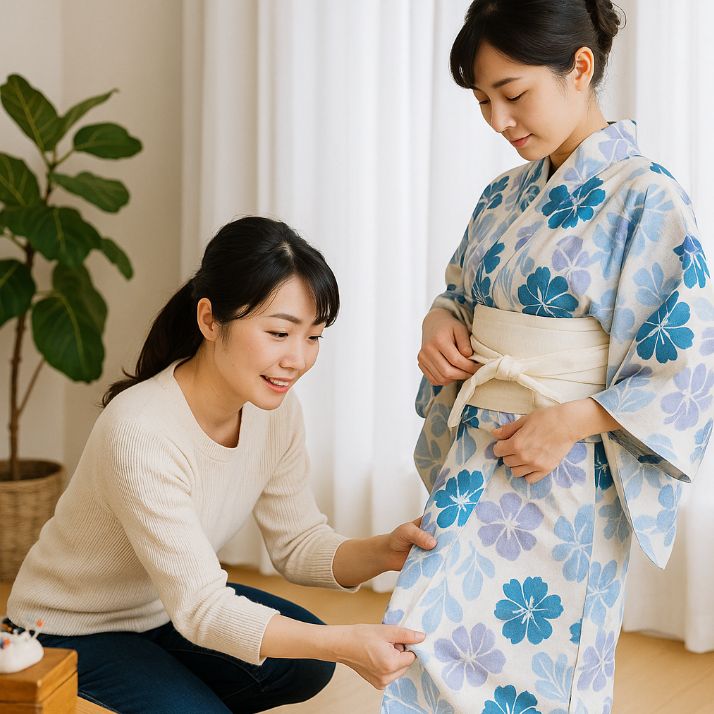 浴衣の裾上げの悩み解決！着付けとお直しの全知識