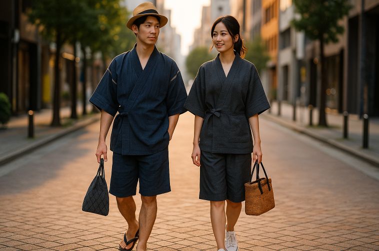 おしゃれな甚平の着こなし方