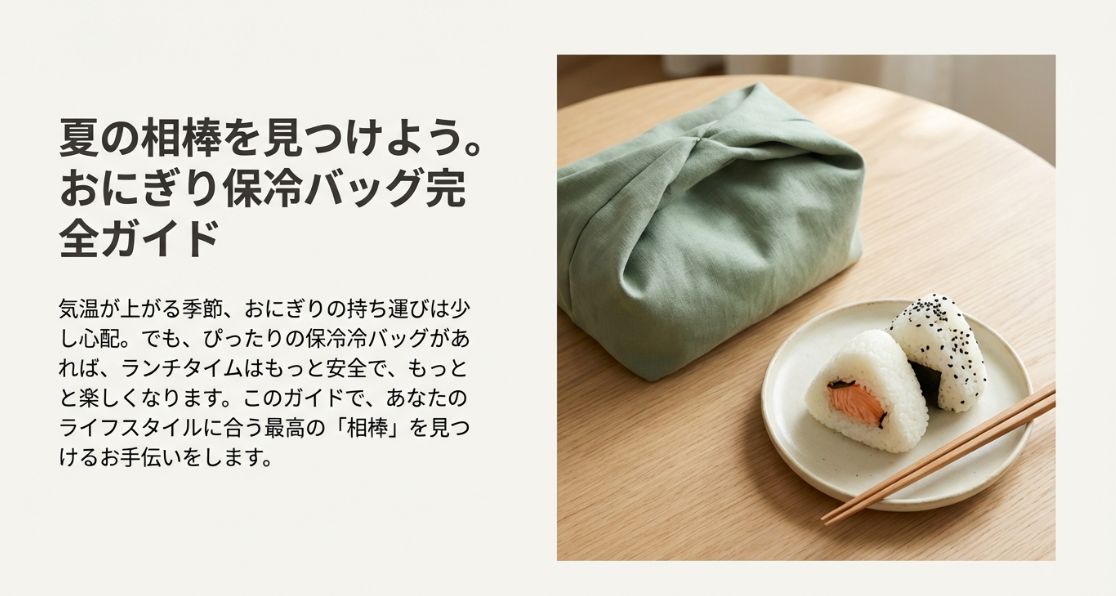 おにぎり保冷バッグの選び方