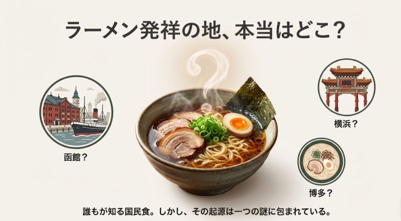 ラーメン発祥地はどこ？定義で変わる歴史の真実を解説
