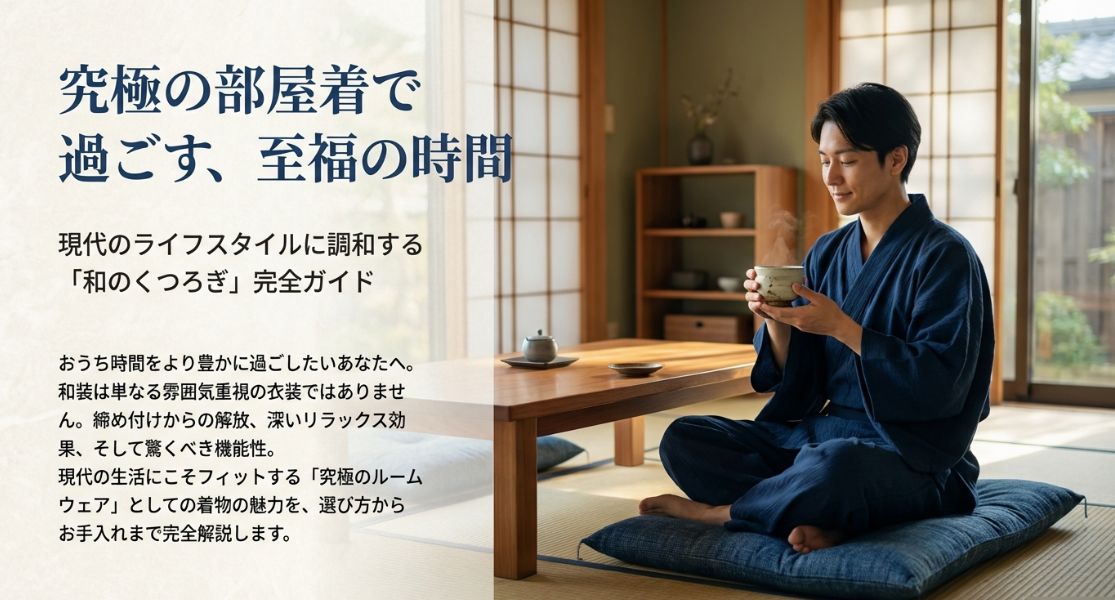 着物の部屋着で過ごす至福の時間！選び方からお手入れまで徹底解説