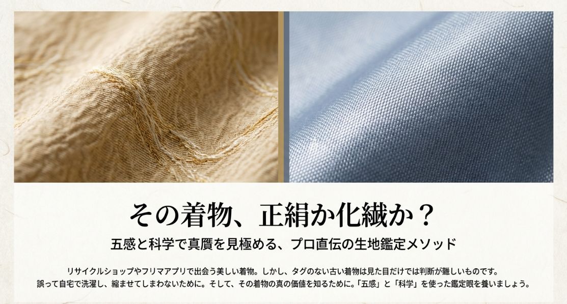 着物の生地の見分け方！正絹や化繊を自分で鑑定するコツ
